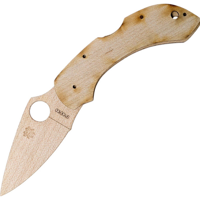 Сувенирный нож SPYDERCO DRAGONFLY WOODEN KIT WDKIT1